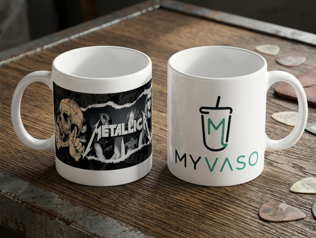 Mug de Rock – Colección Bandas Icónicas (11 oz)