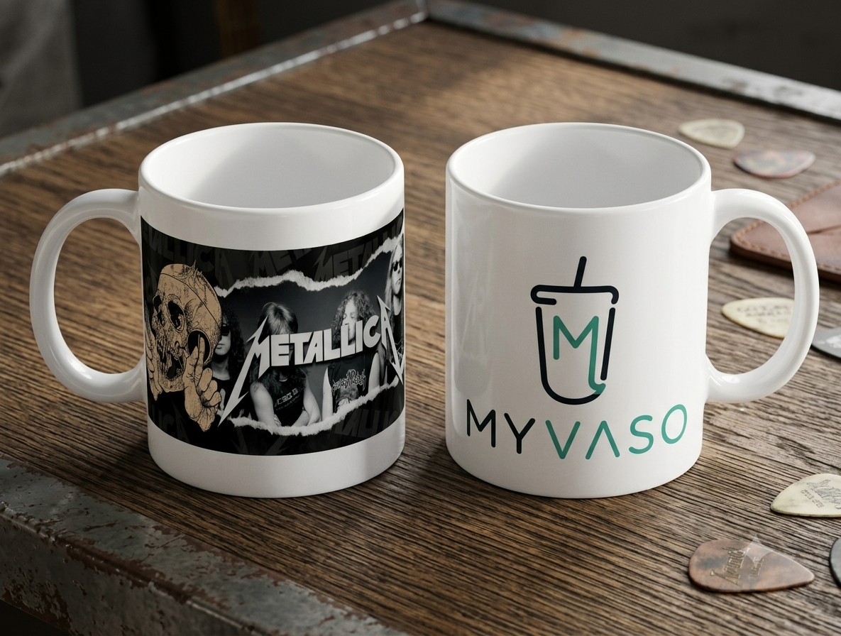Mug de Rock – Colección Bandas Icónicas (11 oz)