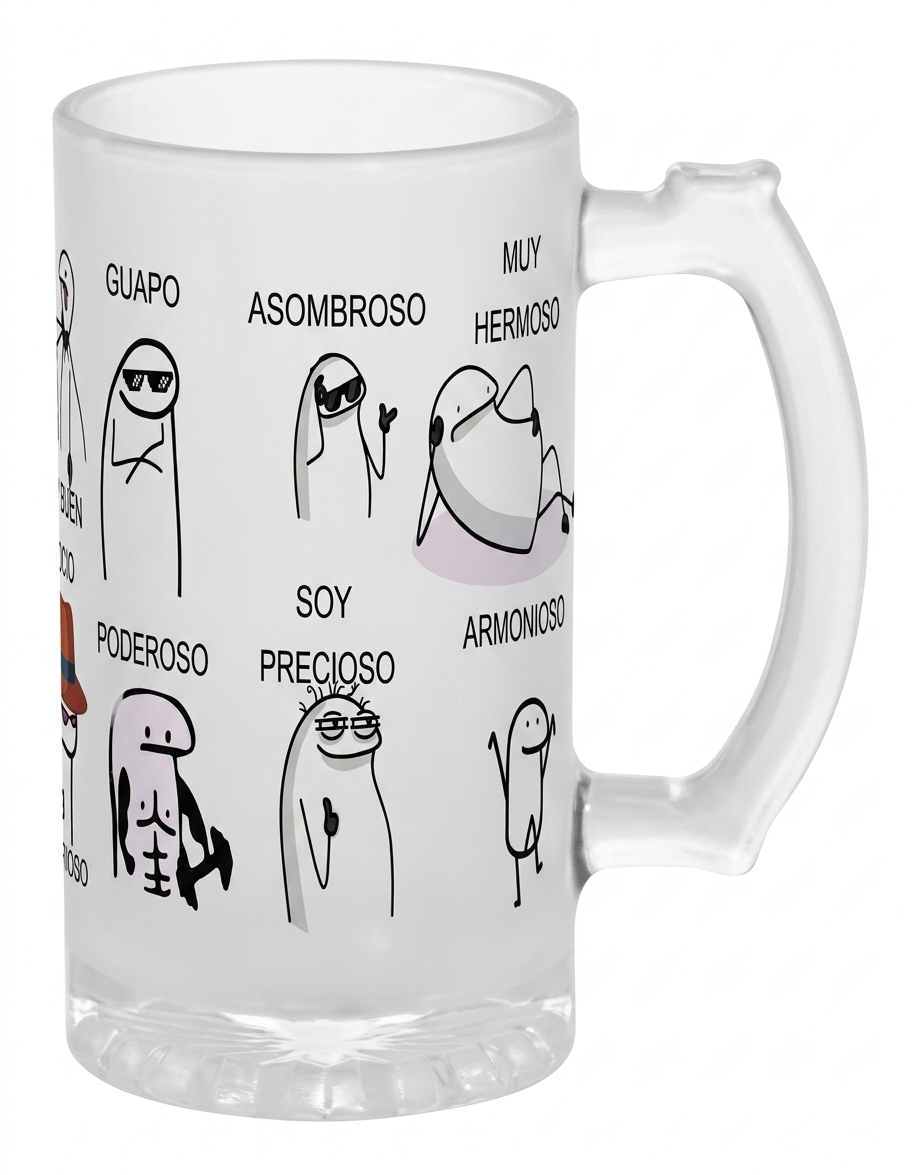 Vaso Cervecero Opalizado 16oz para Sublimar - Image 3