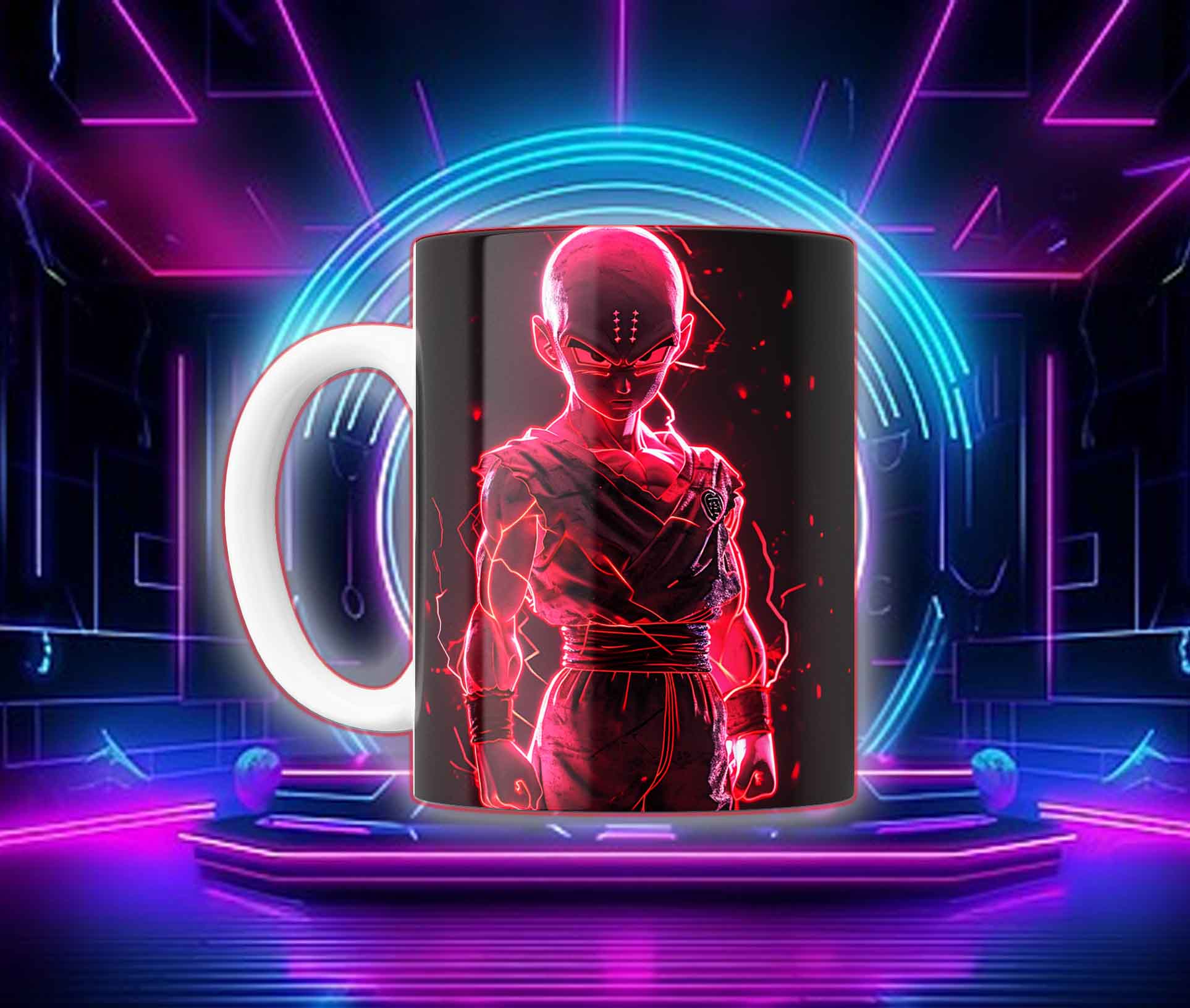 Taza Goku Neón Cyberpunk "Goku Black / Saiyan Rose" - Image 27