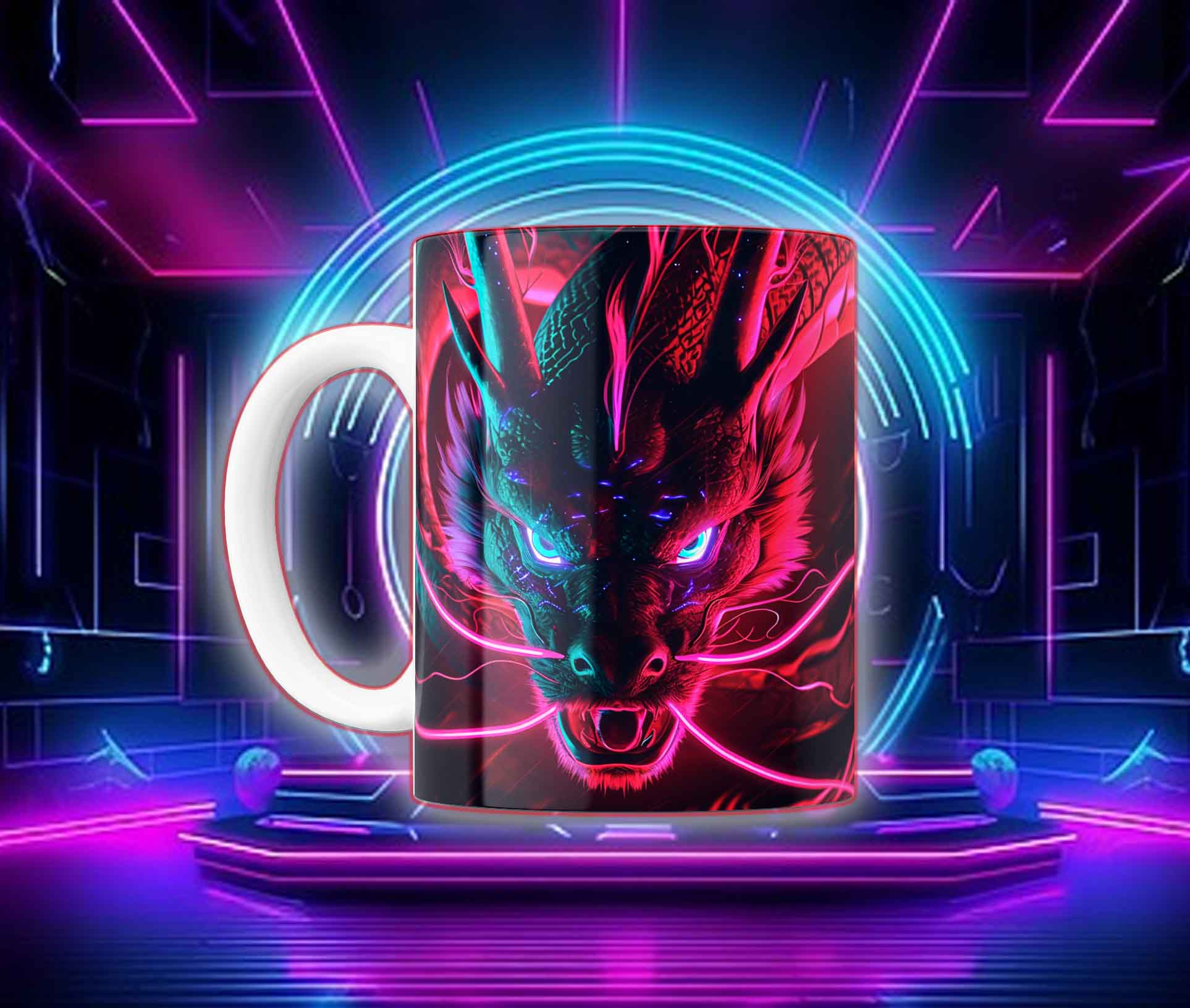 Taza Goku Neón Cyberpunk "Goku Black / Saiyan Rose" - Image 32