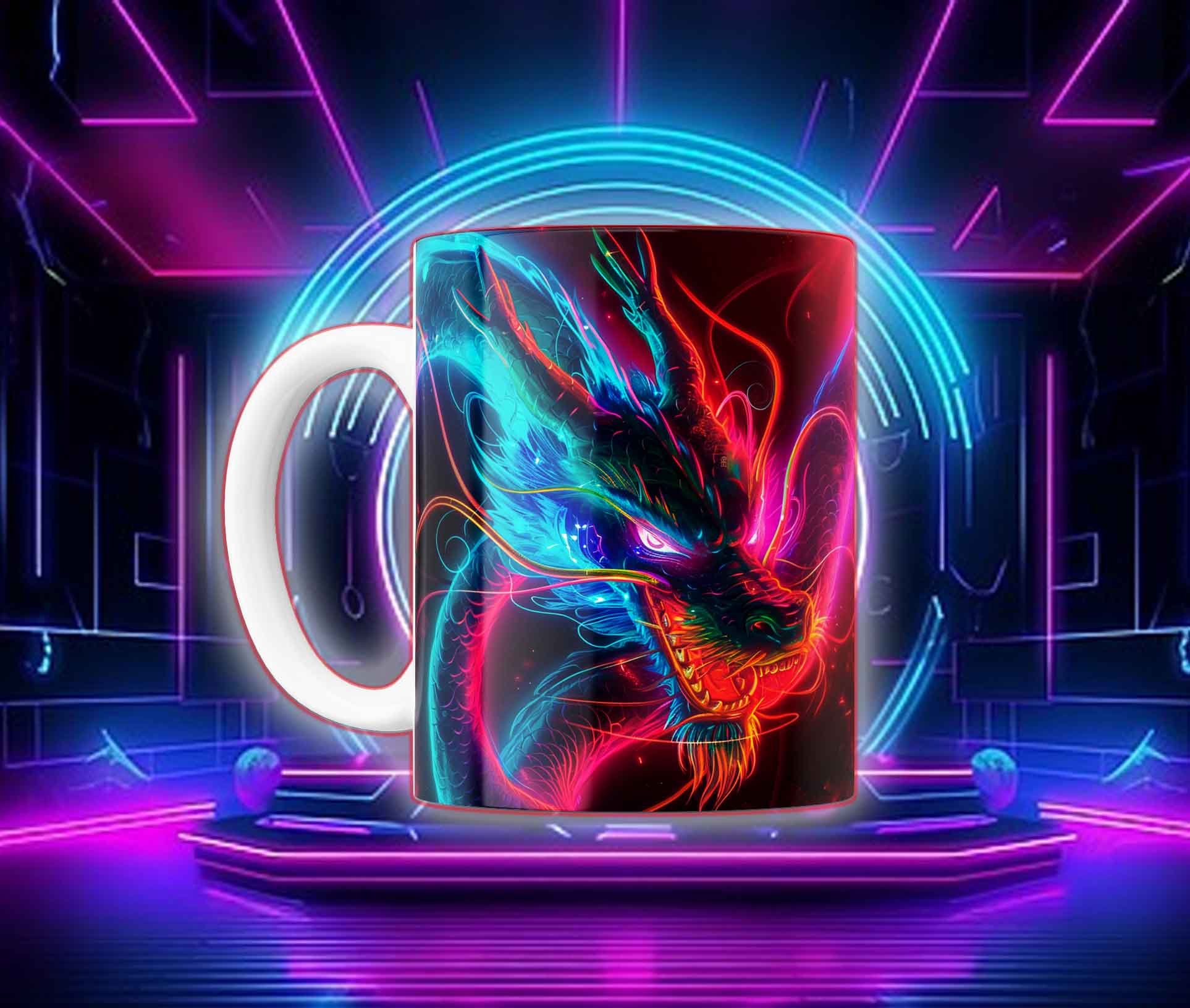 Taza Goku Neón Cyberpunk "Goku Black / Saiyan Rose" - Image 9