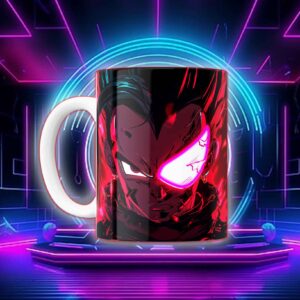 Taza Goku Neón Cyberpunk "Goku Black / Saiyan Rose"