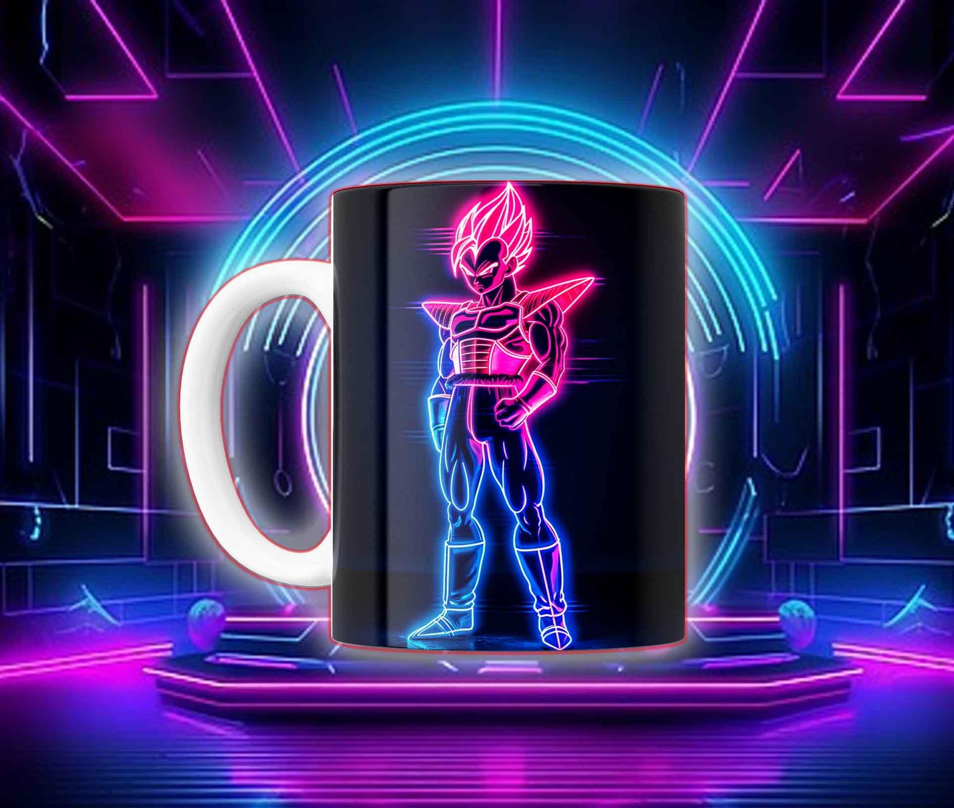 Taza Goku Neón Cyberpunk "Goku Black / Saiyan Rose" - Image 31